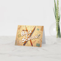 Willkommen zurück zur Schule - Stilkunstdesign