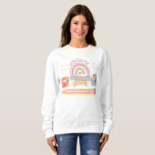 Willkommen zurück zur Schule Sweatshirt (Vorne ganz)