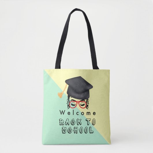 Willkommen zurück zur Schule Tasche (Vorderseite)