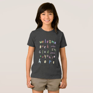 Willkommen zurück zur Schule Tri-Blend Shirt