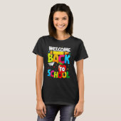 Willkommen zurück zur Schule TShirt Funny Student  (Vorne ganz)