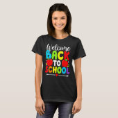 Willkommen zurück zur Schule TShirt Funny Teacher (Vorne ganz)