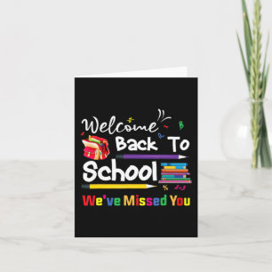 Willkommen zurück zur Schule Wir haben dir den Sch Karte