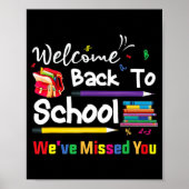 Willkommen zurück zur Schule Wir haben dir den Sch Poster (Vorne)