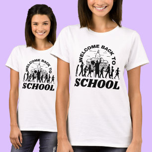 Willkommen zurück zur Schule, zu Schülern, zur Sch T-Shirt
