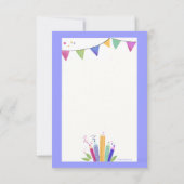 Willkommen zurück zur Schulkarte Einladung (Rückseite)