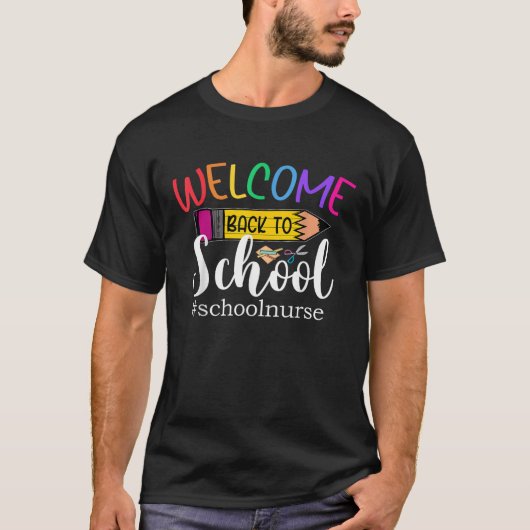 Willkommen zurück zur Schulkur für Studenten T T-Shirt (Vorderseite)