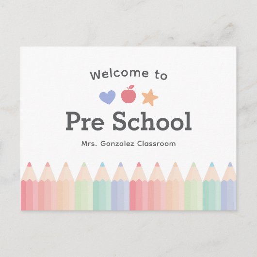 Willkommen zurück zur Vorlage für Postkarten vor d (Vorderseite)