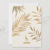 Willkommen Zwei Jahre im Dschungel 2. Einladung (Rückseite)