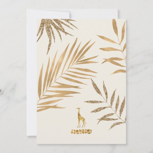 Willkommen Zwei Jahre im Dschungel 2. Einladung (Rückseite)