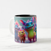 WILLKOMMEN ZWEIFARBIGE TASSE (Vorderseite Links)