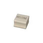 willkommene Briefmarke Gummistempel (Stempel)