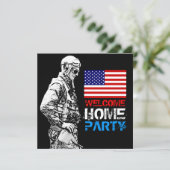 Willkommene Einladung des Zuhause-Soldat-Party-2 (Stehend Vorderseite)