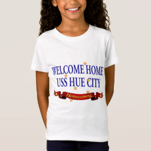 Willkommene Farbstadt des Zuhause-USS T-Shirt