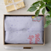 Willkommene Frühlingswasser kann Blume Seidenpapier (Geschenk)