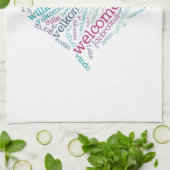 Willkommene Geschirrtücher des Herz-(viele (Gefaltet)