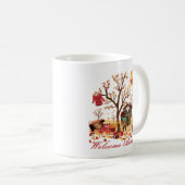 Willkommene Herbst-Fall-Landschaft Kaffeetasse (VorderseiteRechts)