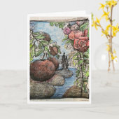 Willkommene Herz-Jubiläumskarte Karte (Gelbe Blume)