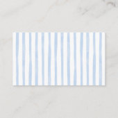 Willkommene kleine Gänsediaper Gewinnkarte Begleitkarte (Rückseite)