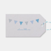 Willkommene kleine Geschenkmarke {Light Blue and G Geschenkanhänger (Vorderseite (Horizontal))