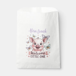 Willkommene kleine, Niedliche Pinienbabydusche Geschenktütchen