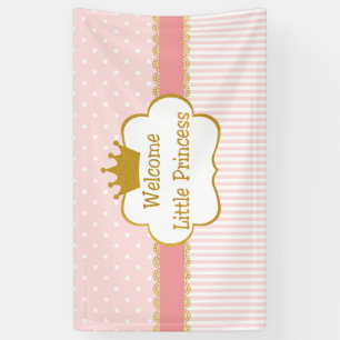 Willkommene kleine Prinzessin Baby Banner