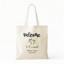 Willkommene Tasche, Hochzeit in Urlaubsort