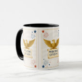 willkommene Tasse (Vorderseite Links)