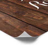 Willkommene Tea Brautparty Sonnenblumen Grünes Zei Poster (Ecke)