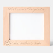 Willkommene Triplets, Custom, Triplet Gift, 10x8", Geätzte Rahmen (Vorderseite)