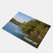 Willkommene Tür-Matte Fußmatte (Schrägansicht)