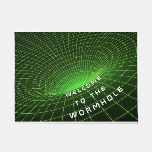 willkommene Türmatte der Wormholeraumastronauten (Vorderseite)