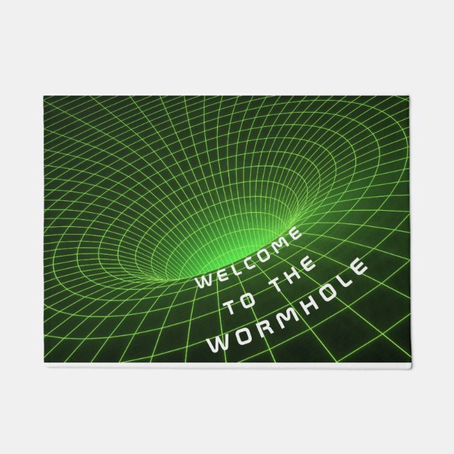 willkommene Türmatte der Wormholeraumastronauten (Vorderseite)