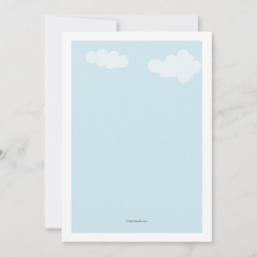 Willkommene Twins treffen und einladen Einladung (Rückseite)