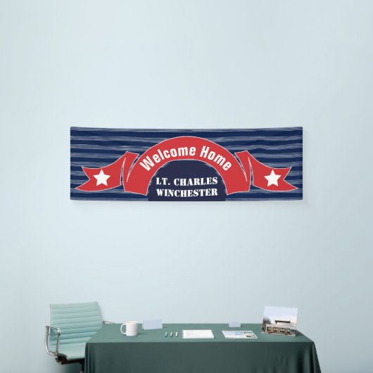 Willkommene Zuhause-Fahne Banner (Messeveranstaltung)