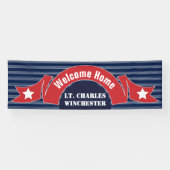 Willkommene Zuhause-Fahne Banner (Horizontal)