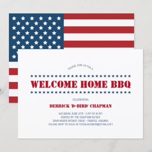 Willkommene Zuhause GRILLEN USA Einladung