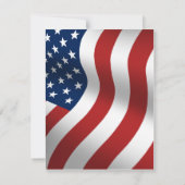 Willkommene Zuhause-Militäreinladungen Einladung (Rückseite)