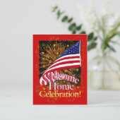 Willkommene Zuhause-Party Einladungen für Militär (Stehend Vorderseite)