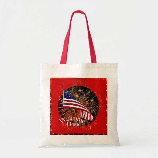 Willkommene Zuhause-Truppe-Tasche Tragetasche (Vorne)