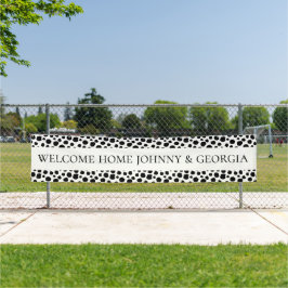  Willkommene Zuhause-Wanddekoration nach Maß Banner