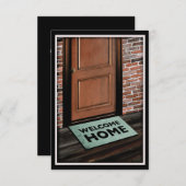 willkommene Zuhausetürmatte Einladung (Vorne/Hinten)