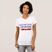 Willkommener Boxer des Zuhause-USS T-Shirt (Vorne ganz)