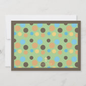 Willkommener Dschungel-König Babyparty Einladung (Rückseite)