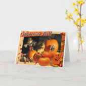 Willkommener Fall Karte (Gelbe Blume)