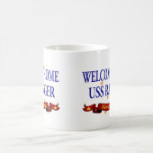 Willkommener Förster des Zuhause-USS Kaffeetasse (Mittel)