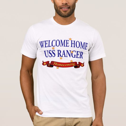 Willkommener Förster des Zuhause-USS T-Shirt (Vorderseite)