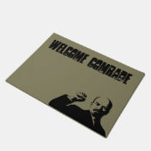 Willkommener Kamerad Lenin Doormat Fußmatte (Schrägansicht)