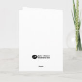 Willkommener kleiner Eisbär Karte (Rückseite)