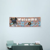 Willkommener Lil Pappa-angesagte Hopfen-JUNGE Banner (Messeveranstaltung)